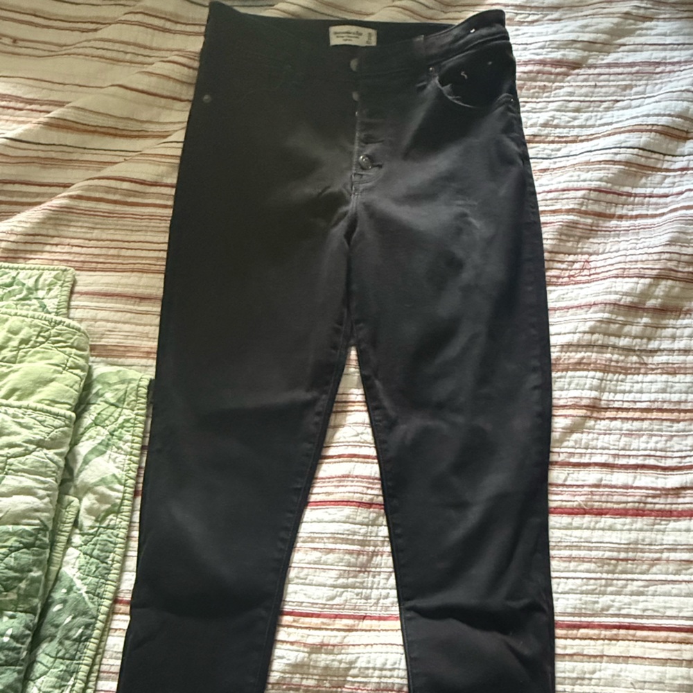 Abercrombie & Fitch Women's Black Skinny Jeans